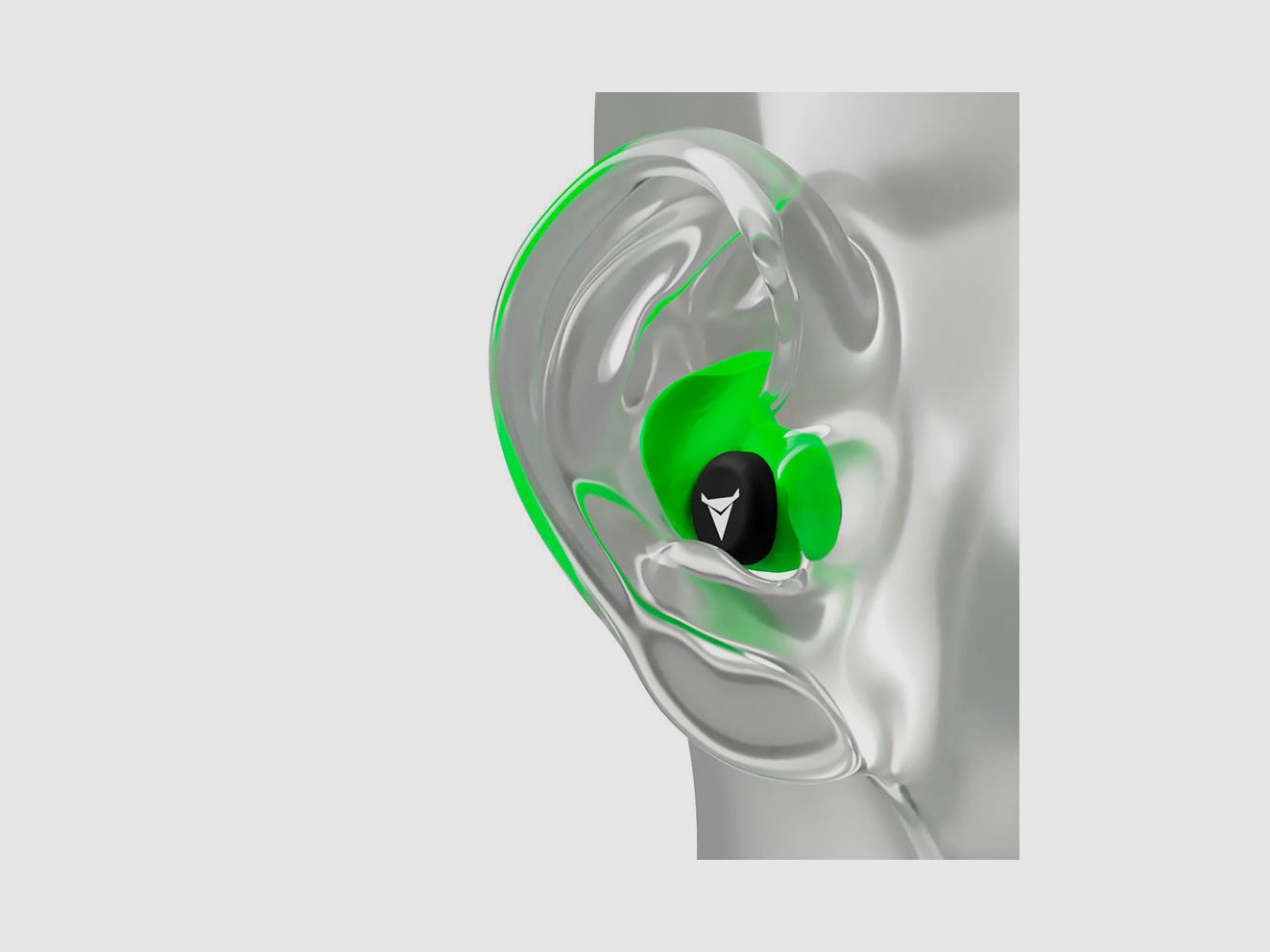 Decibullz 31 dB vervormbare oordoppen - groen, afbeelding 6 van 9