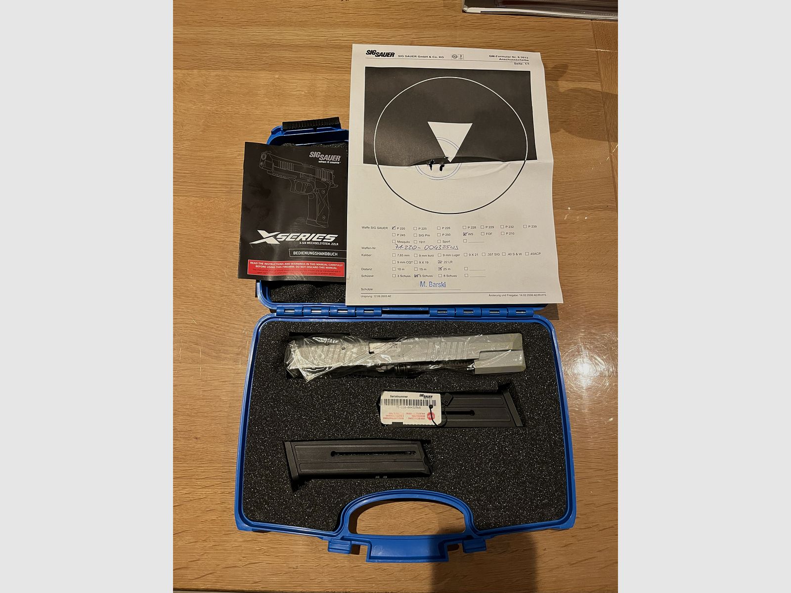 Sistema di cambio Sig Sauer X-Six in .22 LfB 6" NUOVO e mai sparato Qualità di produzione tedesca !!