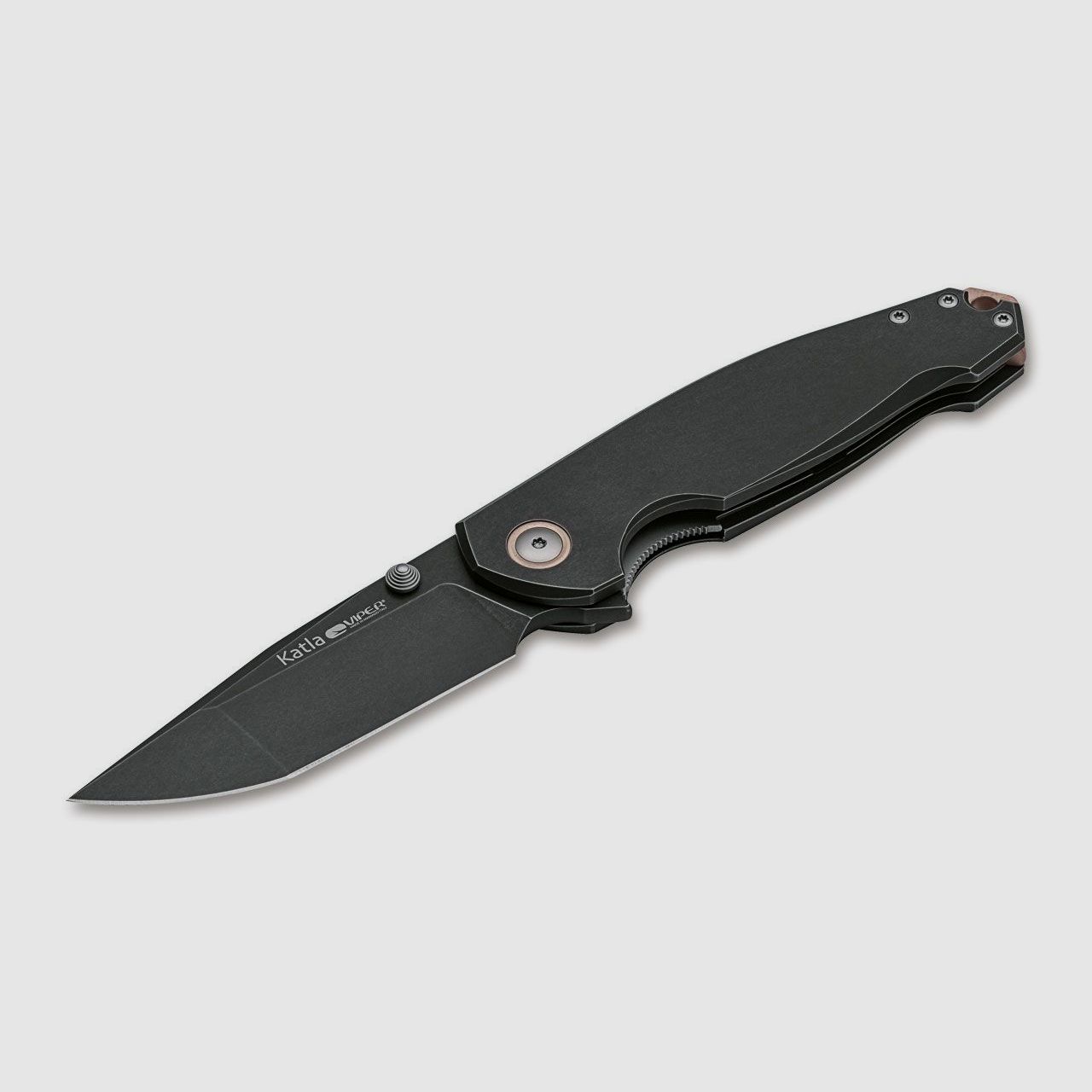 Couteau de poche Katla Dark Stonewashed Titanium