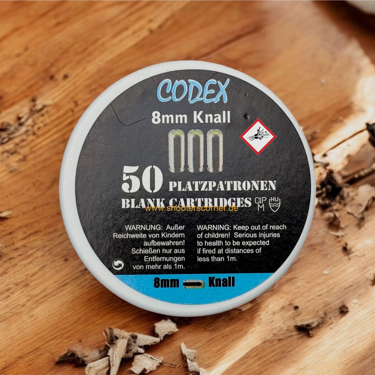 CODEX knalpatronen kaliber 8mm knal