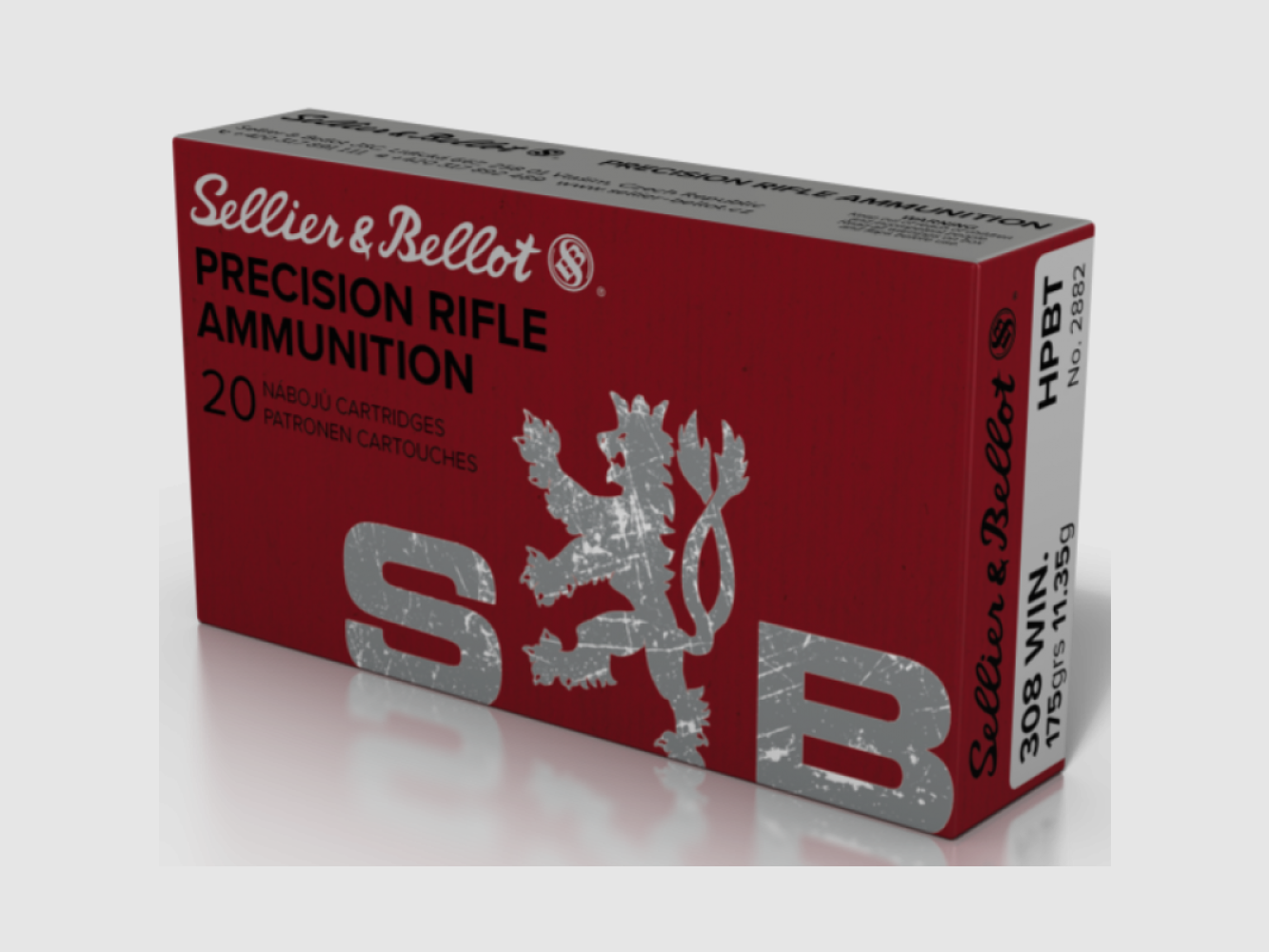 308 Winchester S&B HPBT OTM 175gr VE20