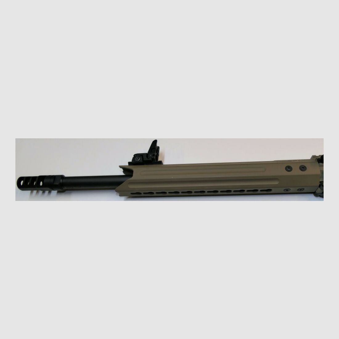 GWMH Selbstladebüchse GWMH SPC-SPORTER A4 17" (SWISS PISTOL CARBINE) FDE Kal.9x19 AR15 Glock Magazin