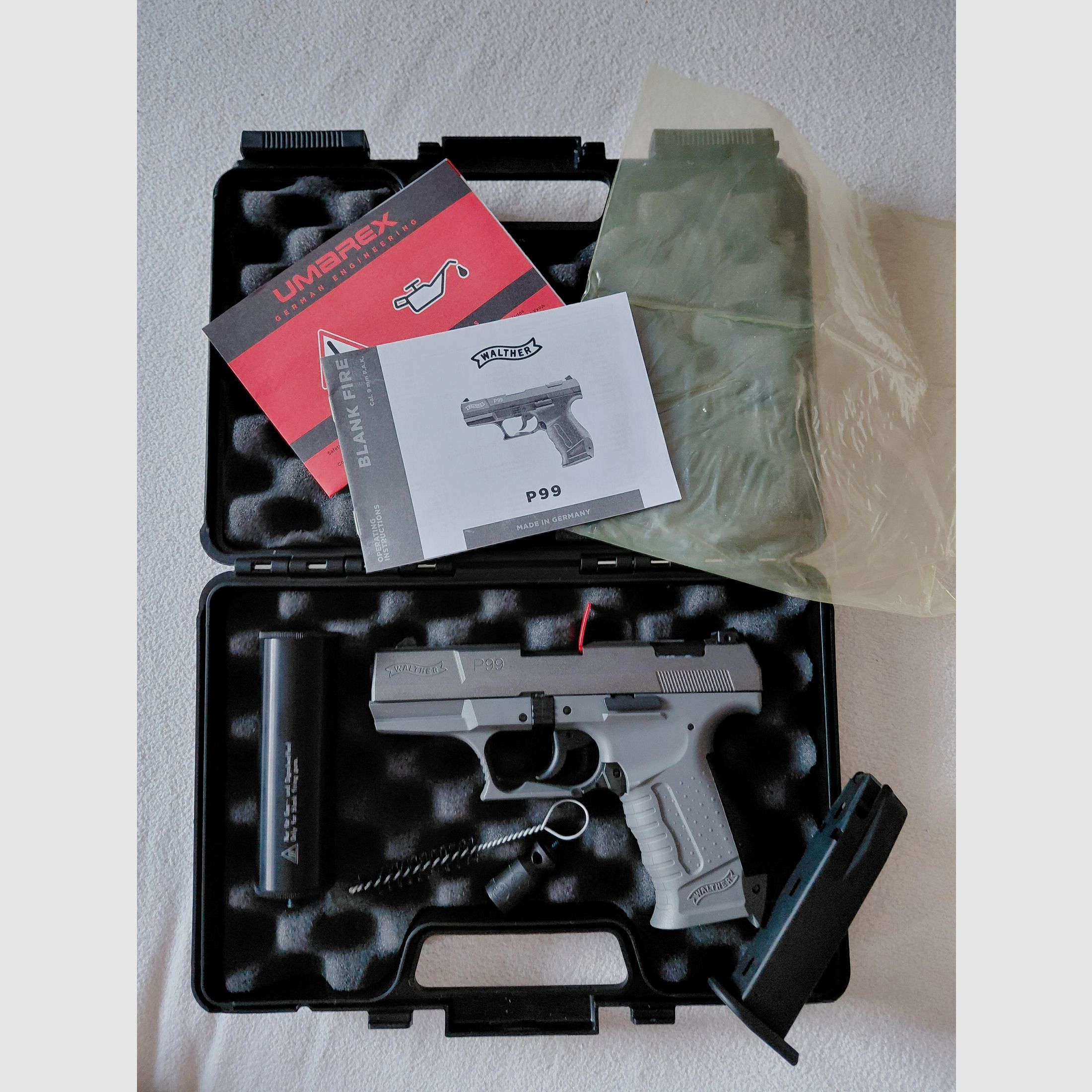 Walther p99 sv Grigio 9mmPAK
