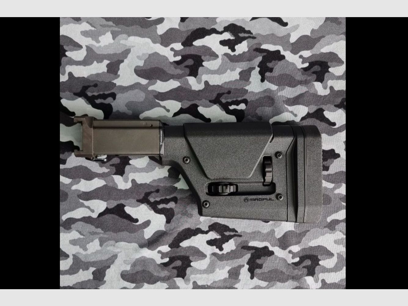 Schaft Wyssen Defence DMR, schwarz, für Stgw 57, Bild 1 von 4