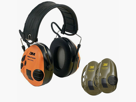 3M Peltor SportTac oliva/naranja