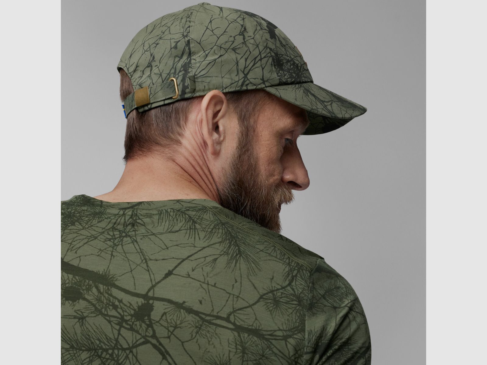 FJÄLLRÄVEN Lappland Camo Cap Green Camo