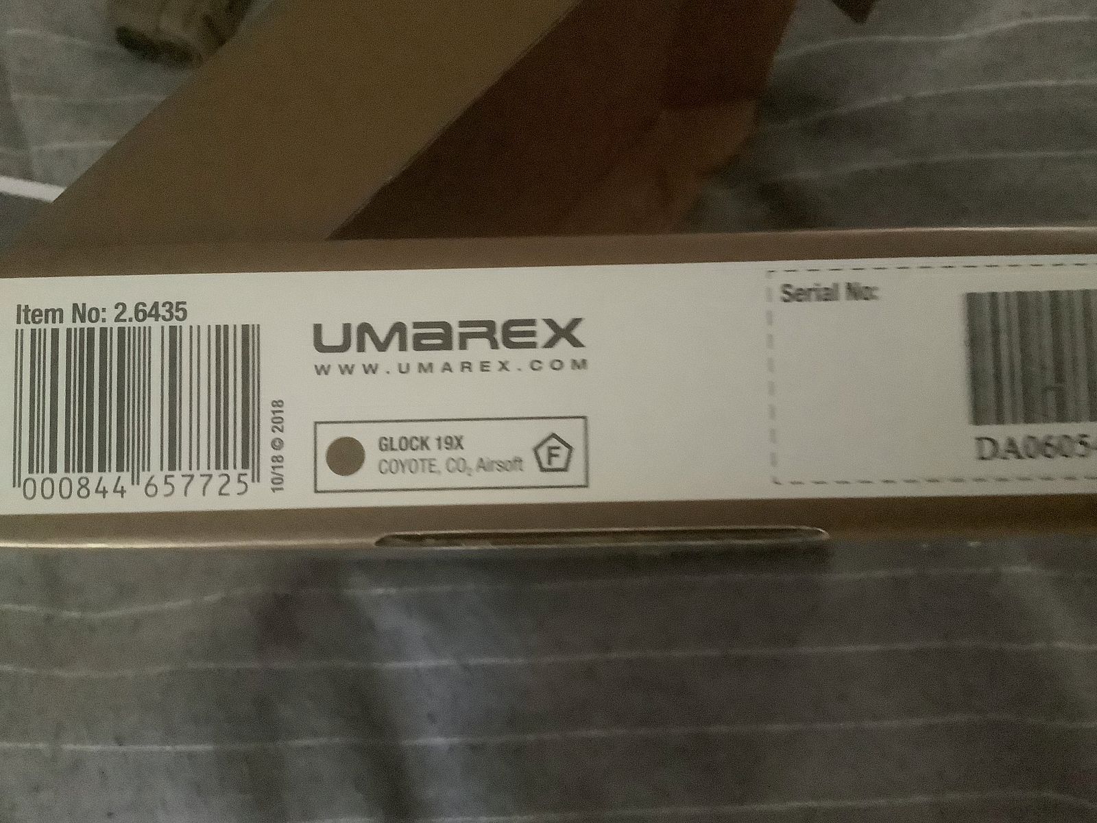 Umarex Glock 19X CO2. Pistole Coyote 19 Schuss