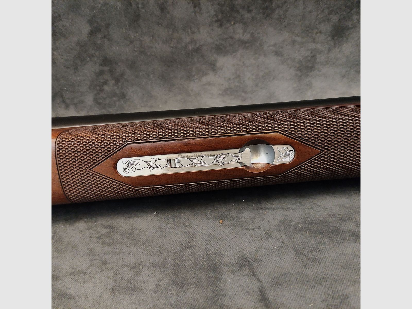 Huglu Huglu Kal.12/76 Mod.200AC Silber voll Graviert "Coachgun"