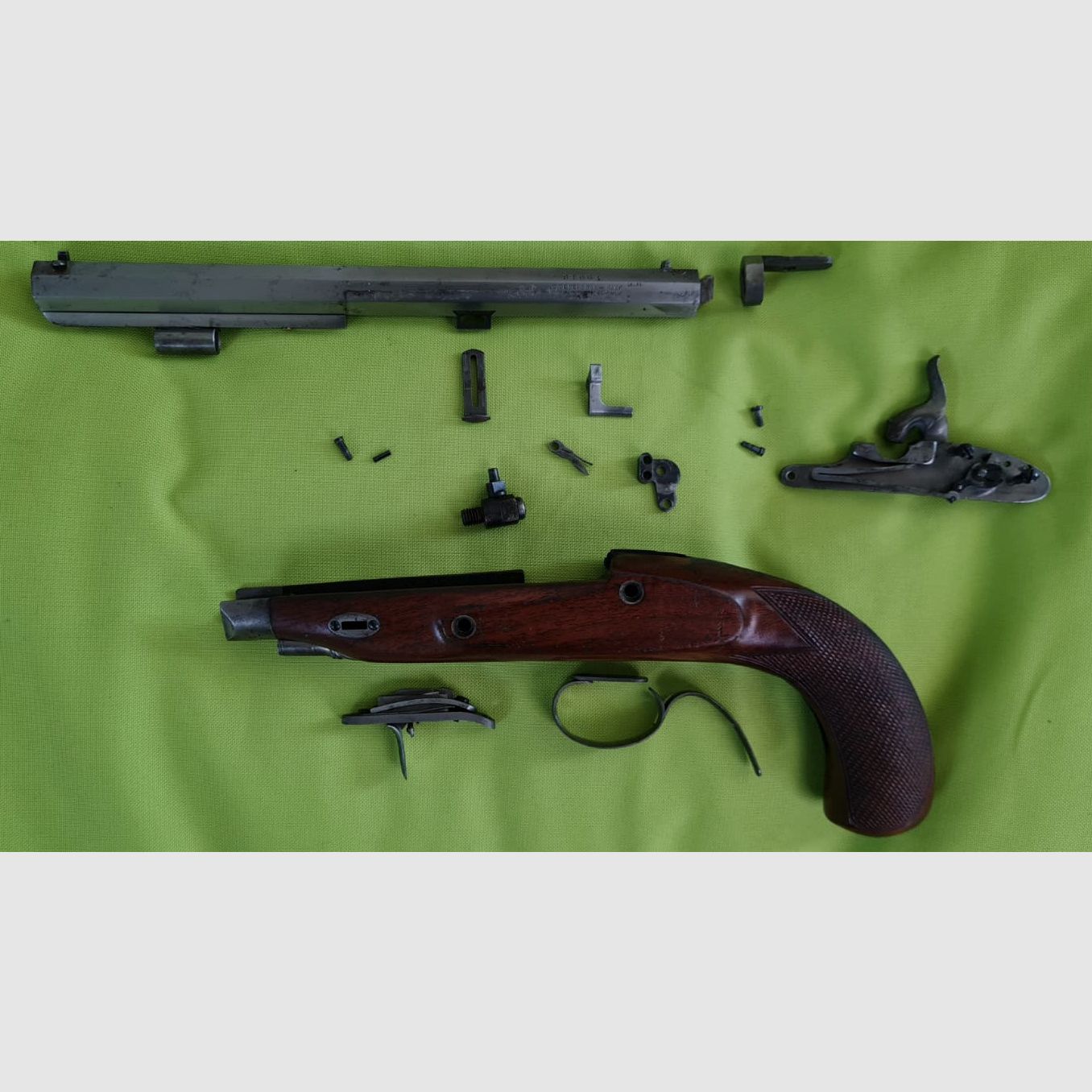 Zestaw części Pedersoli pistolet kapiszonowy z lufą kal. 45