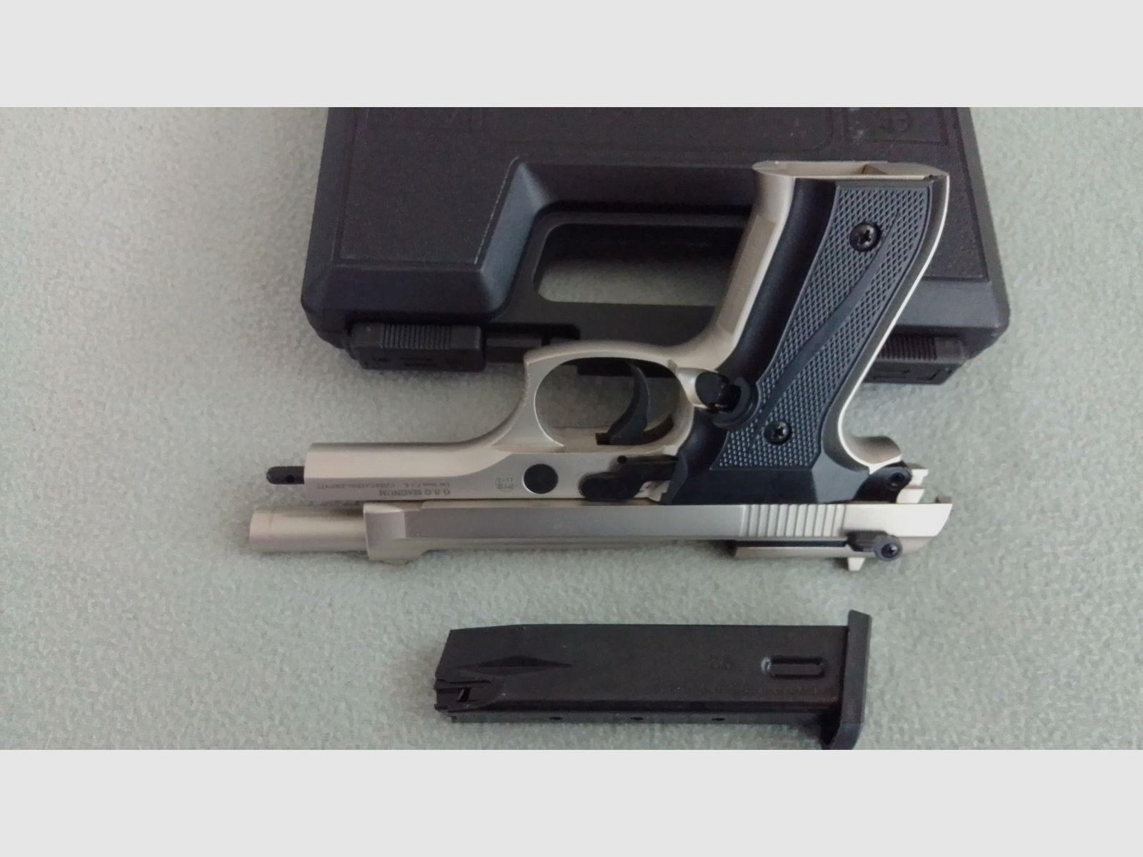 Ekol Firat Magnum Nickel Plated Unfired PTG1112 Blank Firing Pistol 9mm P.A.K.