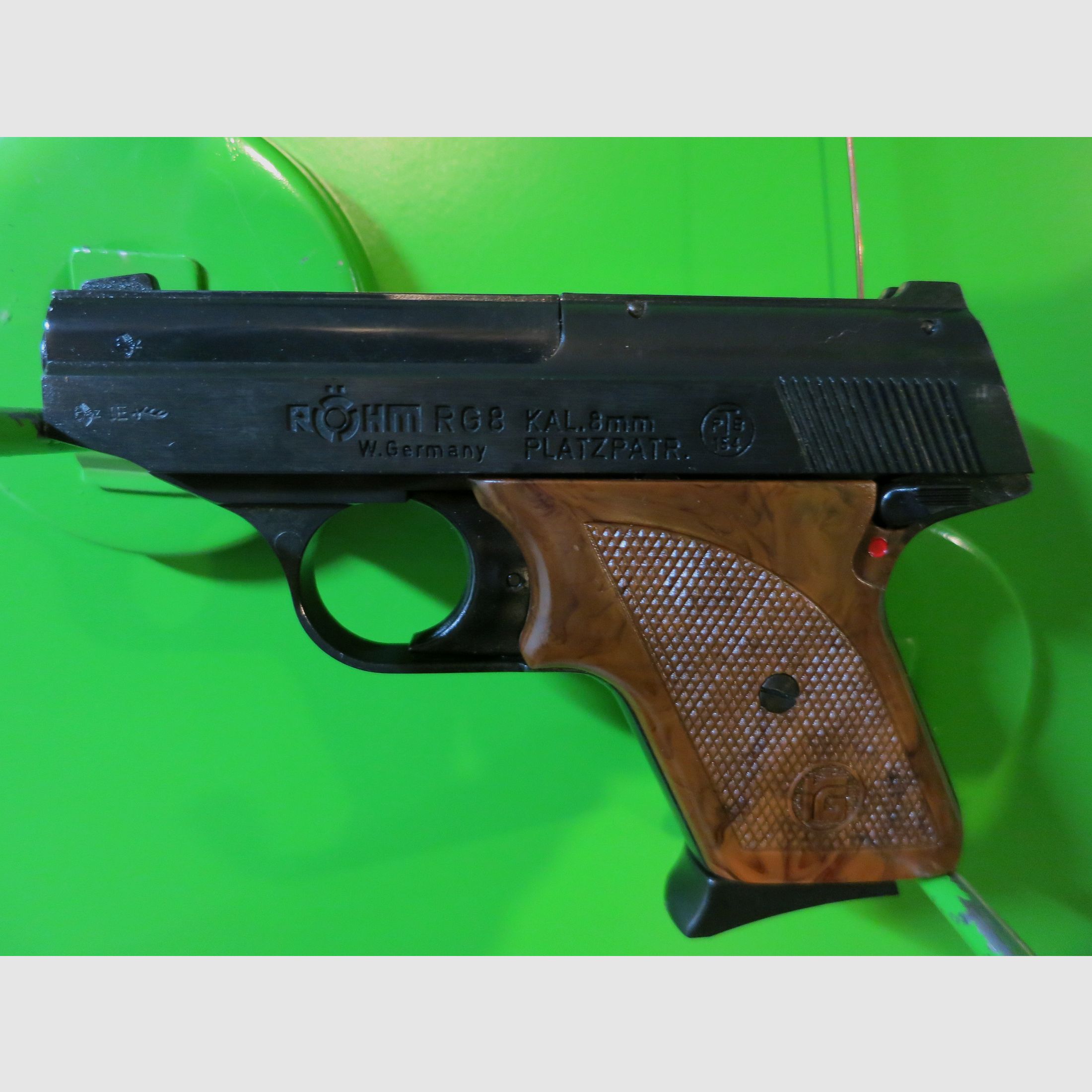 Röhm RG 8, Gas- Signalpistole, 8 mm P.A.K., wie PPK, PTB    #16-