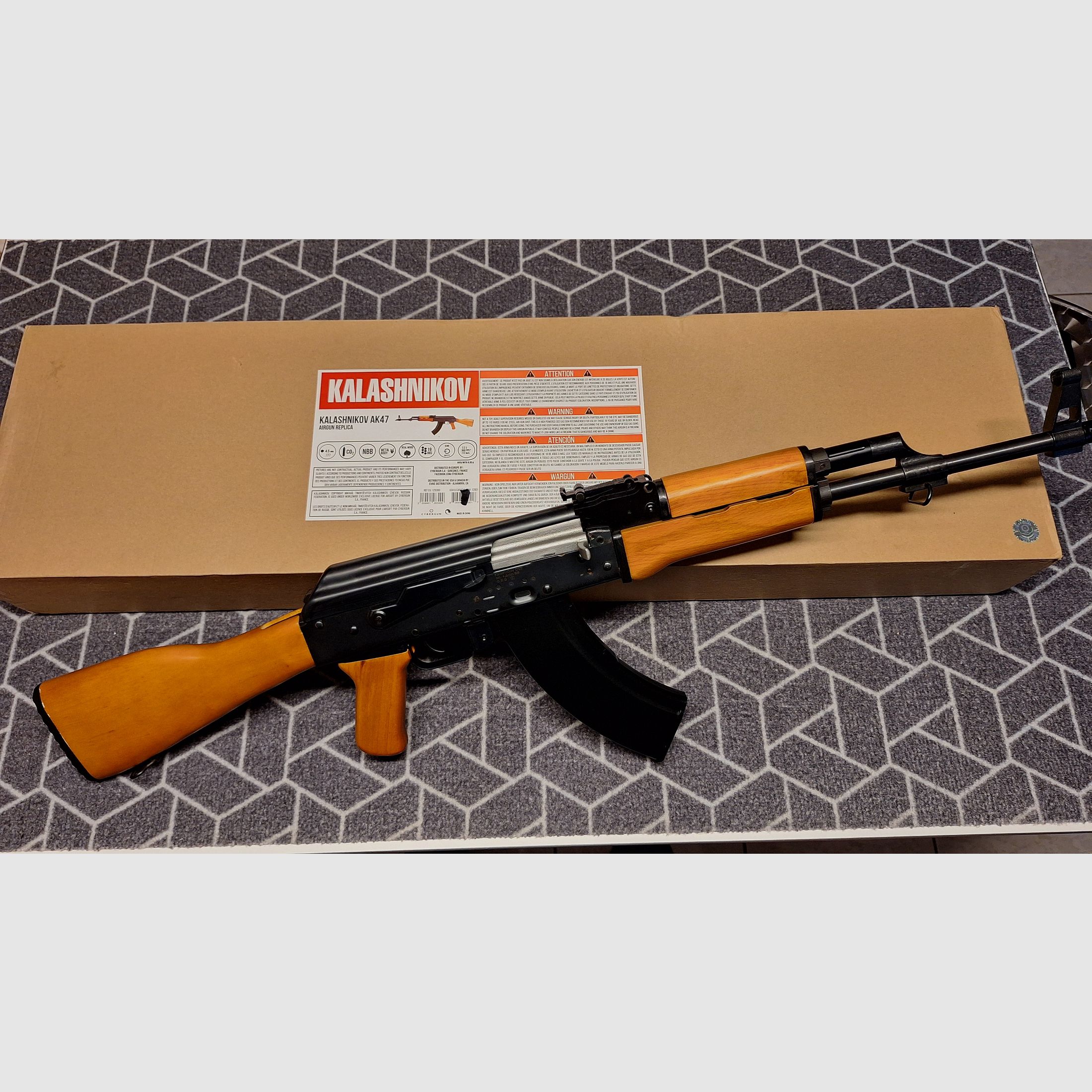 Kalashnikov AK47 G.S.G. Co2-Luftgewehr 4,5 mm-NEU!