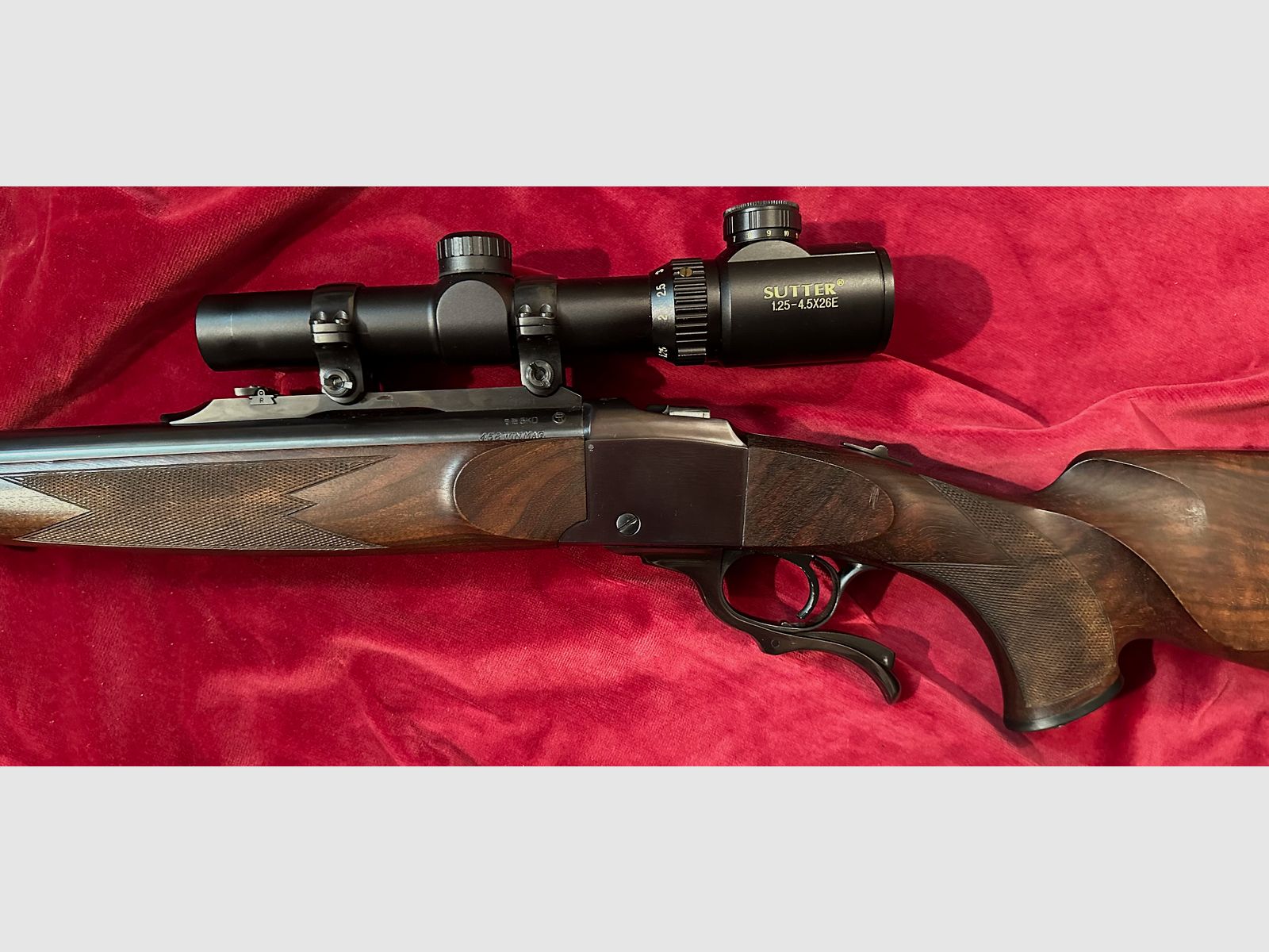 Großwildbüchse  Einzelstück schöne Ruger Nr 1. Kal. 458 Winmag