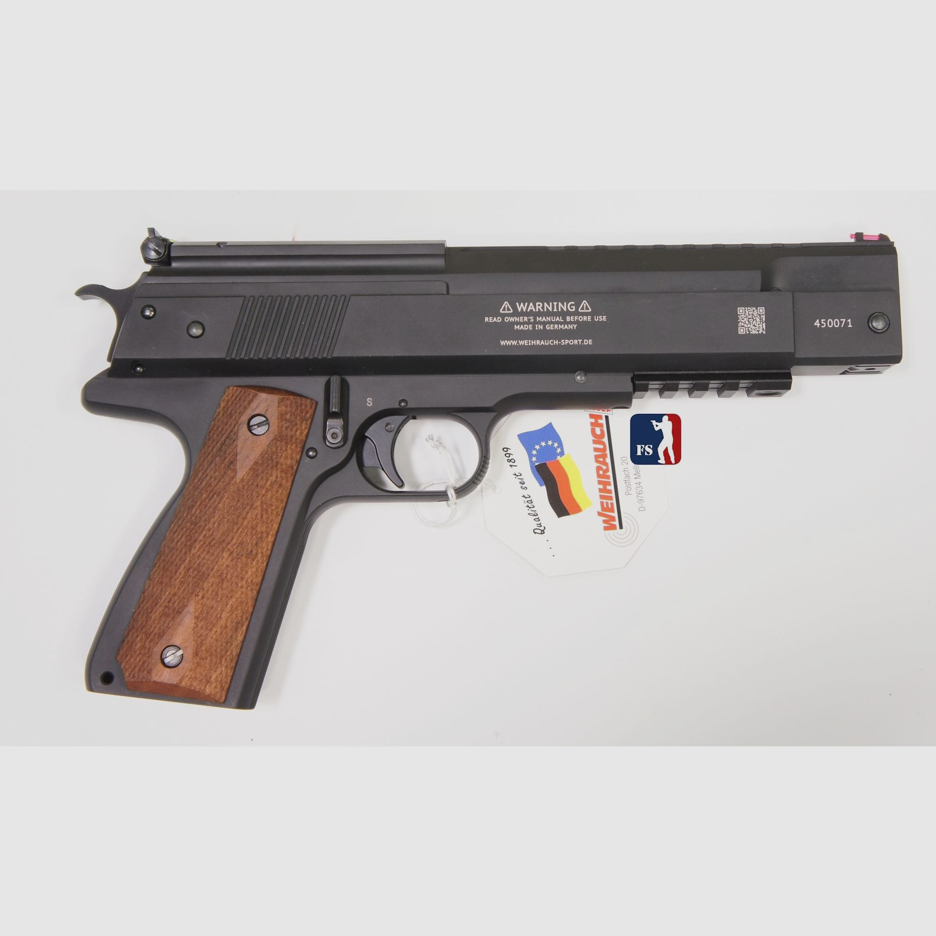 Weihrauch HW45 4,50 Luftpistole 