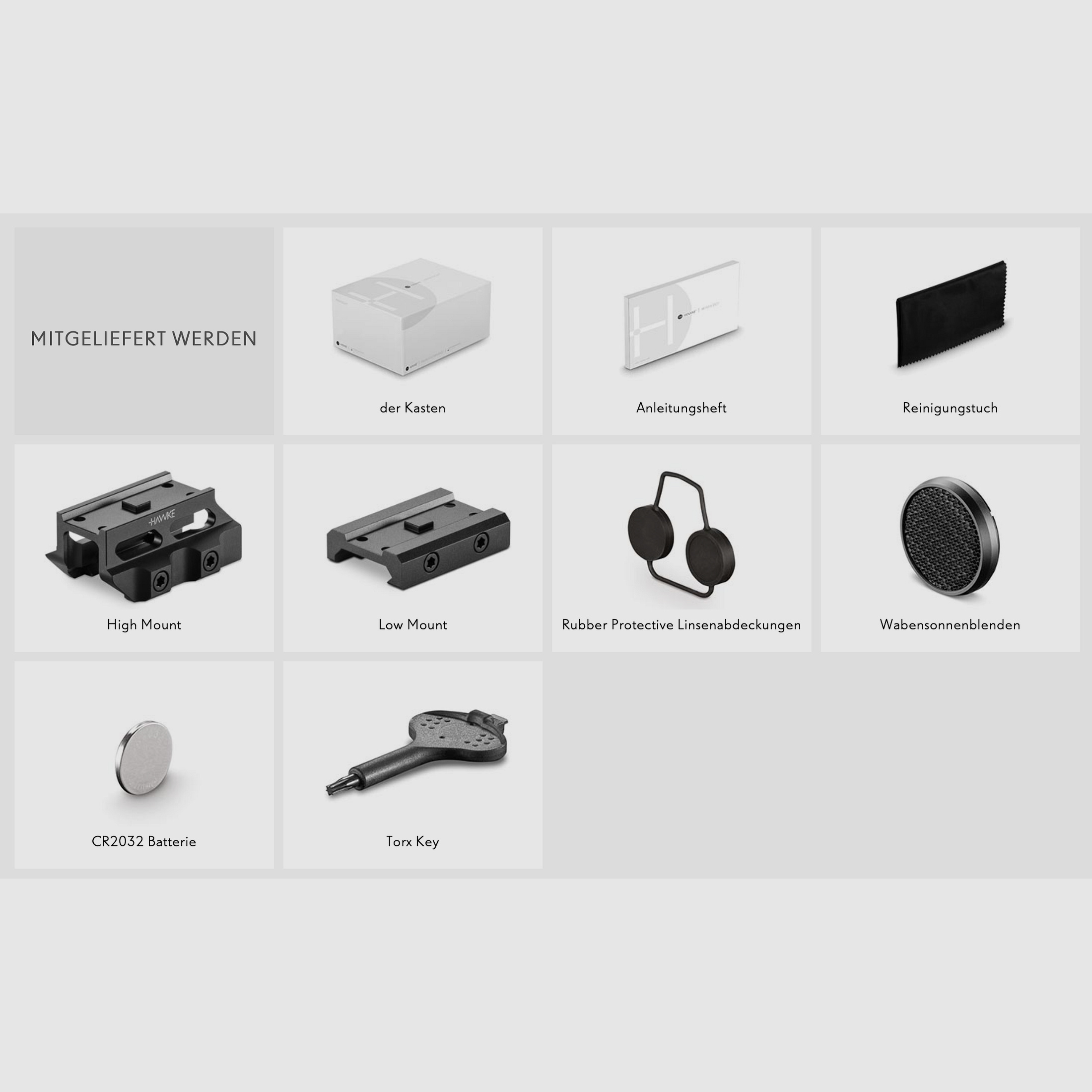 HAWKE Rotpunktvisier 12058 PRISM SIGHT 6X36 5.56 BDC DOT ABSEHEN