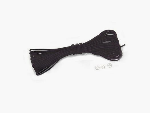 Basic Nature Gummiseil - 10 m, ca. 2 mm, schwarz