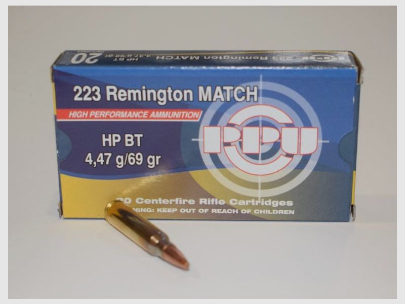 Scatola da 100 cartucce cal. 223 Remington 69grs FMJ Sellier & Bellot, immagine 16 di 25
