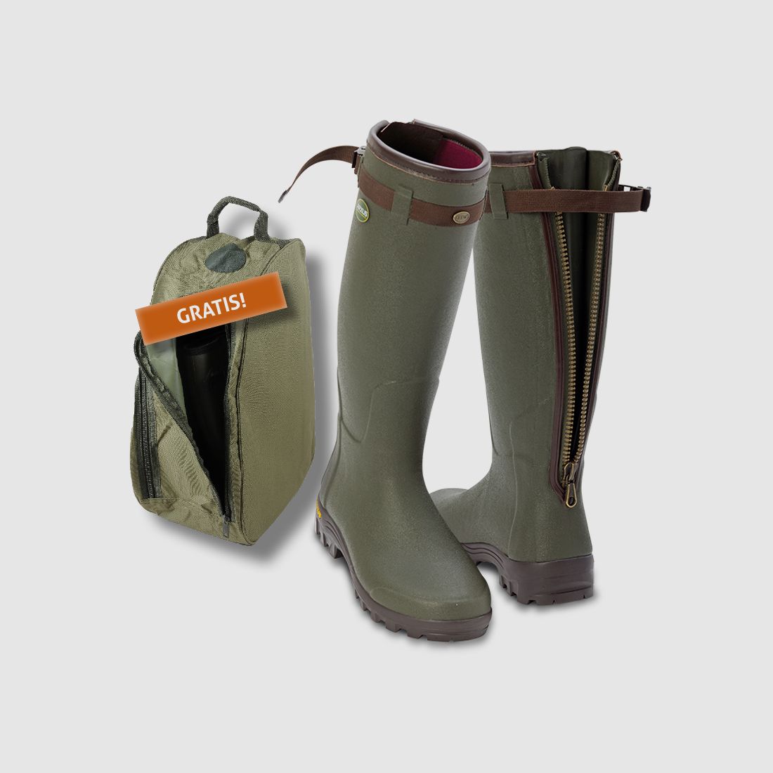 Arxus Primo "Nord Zip" inkl. DJV-Stiefeltasche