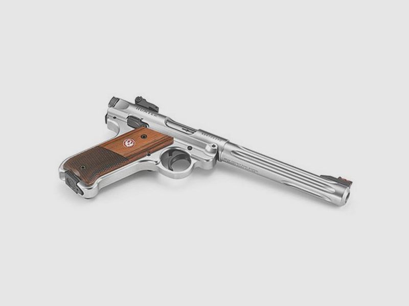 RUGER KK-Pistole Mod. Mark IV Hunter -6 7/8' .22lr    punzierter Griff