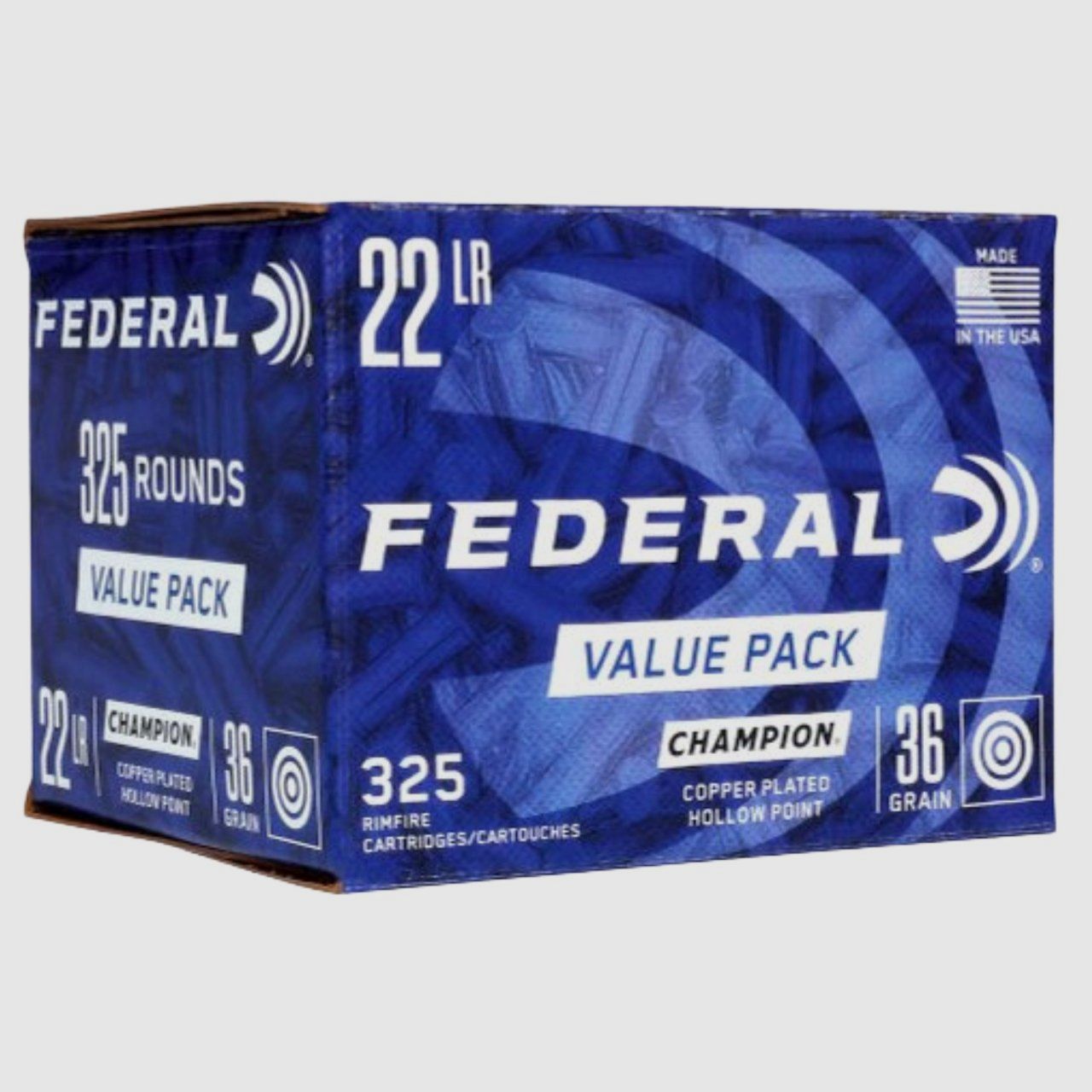 FEDERAL .22 LR CPHP verkupfert Hohlspitz 36gr 325 St.