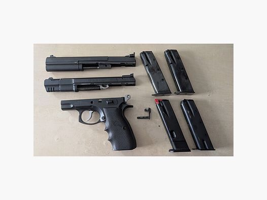 CZ 75 B mit Frankonia Tuning und Peter Stahl Wechselsystem