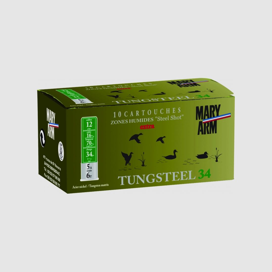 12/70 Tungsteel BJ N° 4A+5T / 3.25+3 mm / 34 g