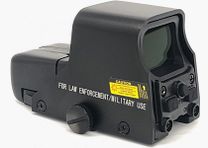 Visore olografico per binario da 20 mm, 10 livelli di luminosità, per tiro, caccia