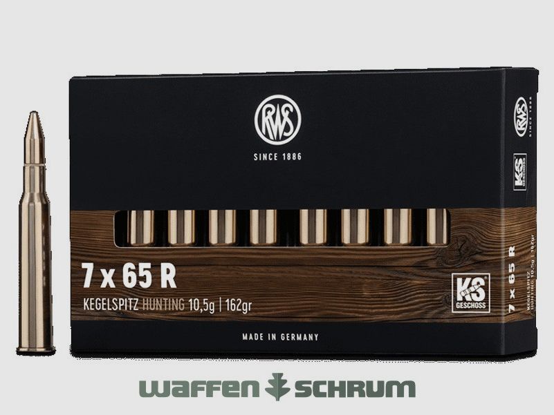 RWS 7x65R Kegelspitz 10,5g - 162gr
