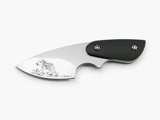 PUMA IP jabalí, G10 negro, cuchillo de cuello
