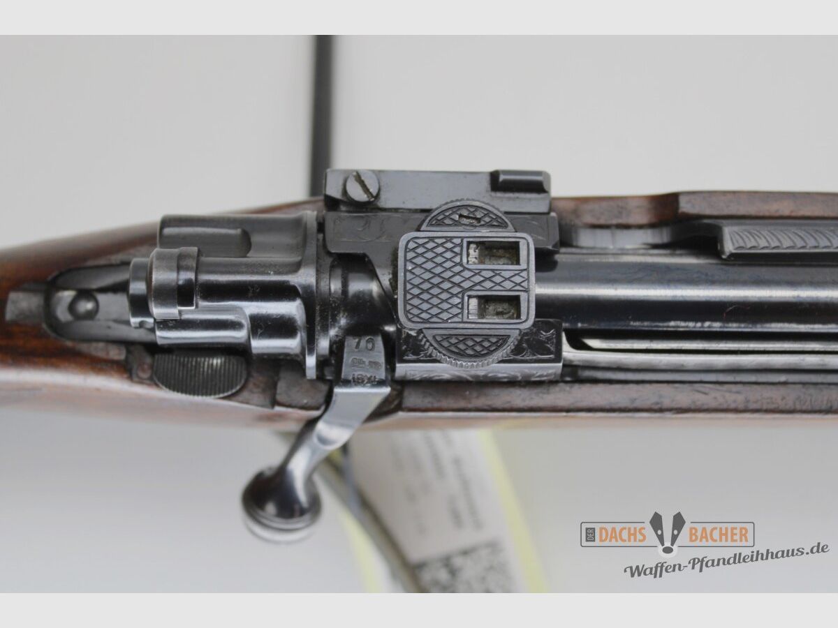 Rep. carabine J. Hensel Rothenburger Waffeneck cal. 7x64 98er conversion de chasse avec gâchette, image 9 sur 9
