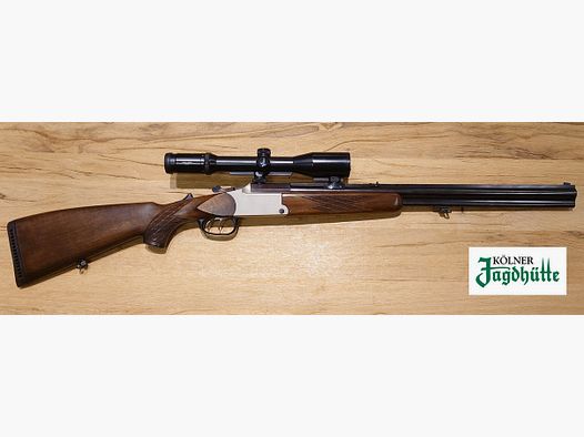Bockbüchsflinte Blaser Mod. ES67 Kal. 5,6x50R Mag. 12/70 Swarovski Habicht 2,2-9x42 Abs. 4