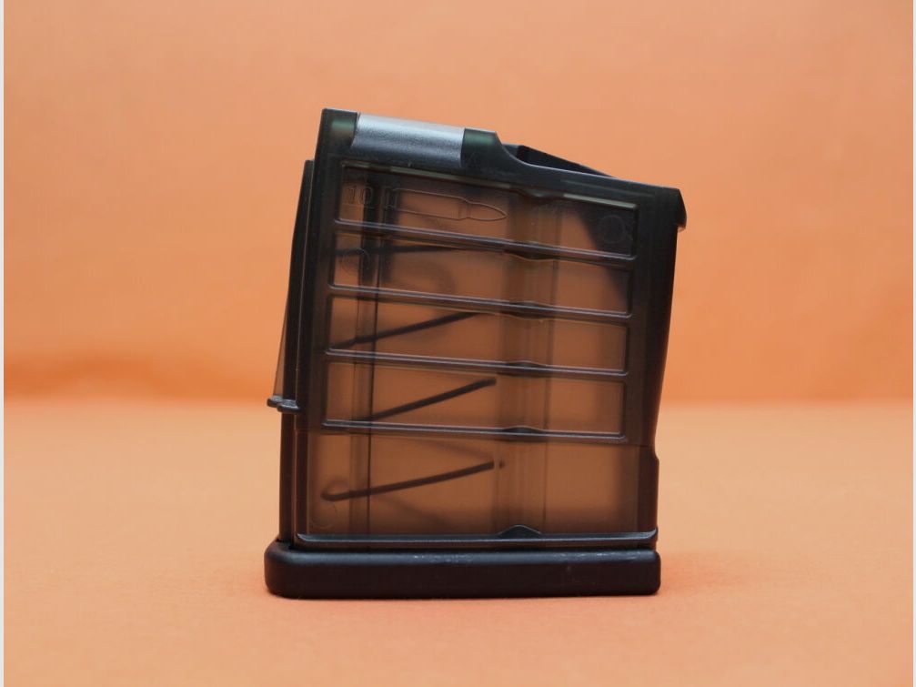 Heckler & Koch Heckler&Koch MR308: Magazin H&K 10-Schuss .308Win Polymer transluzent/ Boden schwarz