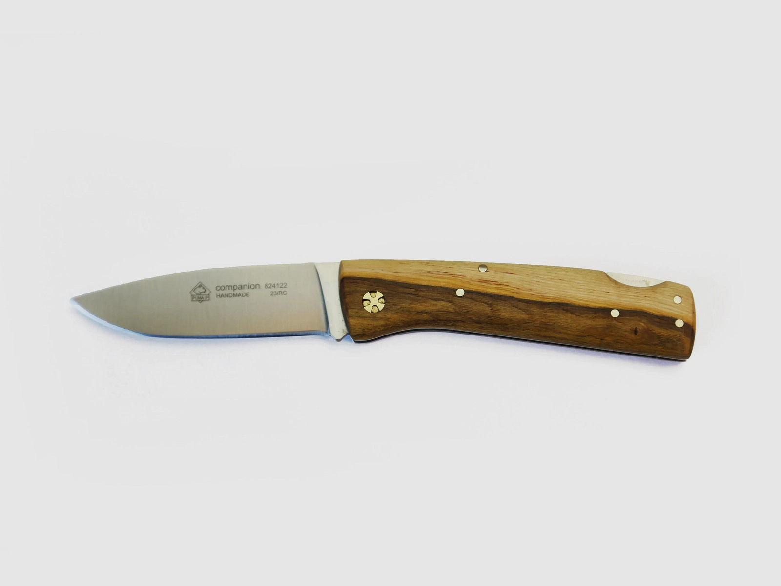 PUMA IP companion with suede pouch, pistachio wood