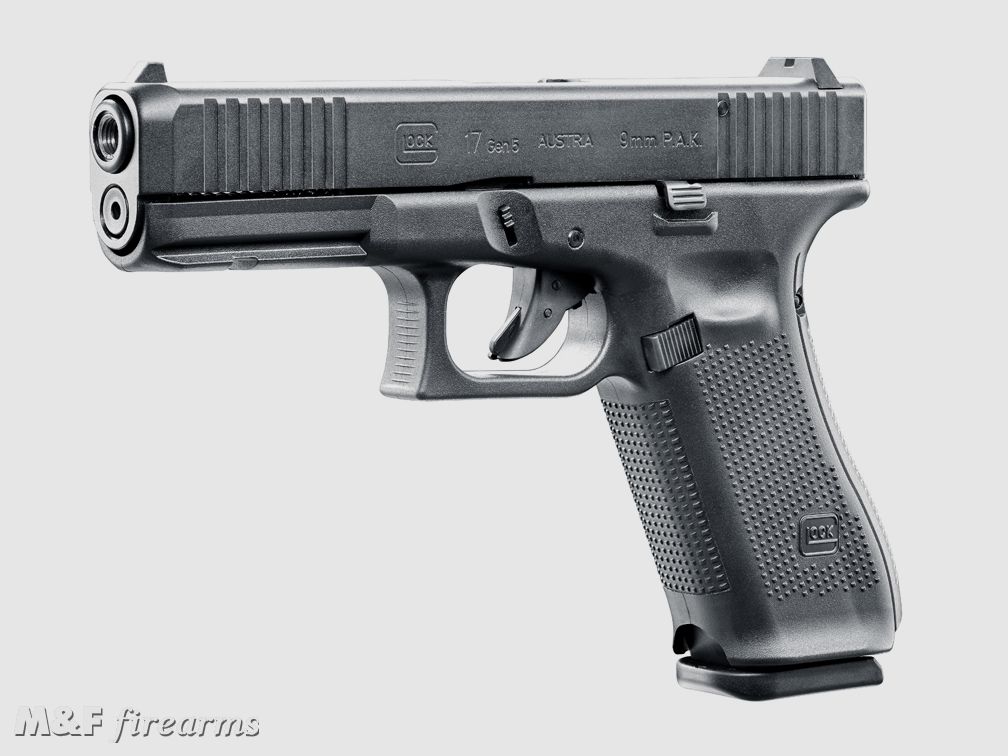 GLOCK 17 Gen5 Kaliber 9mm P.A.K. die erste lizensierte Schreckschusswaffe der Marke GLOCK