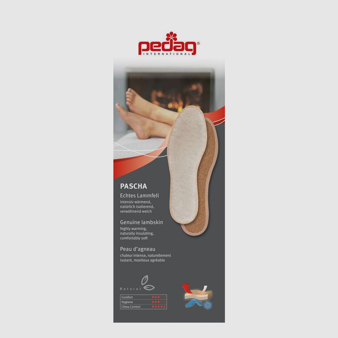 Semelles intérieures Pedag® Pascha