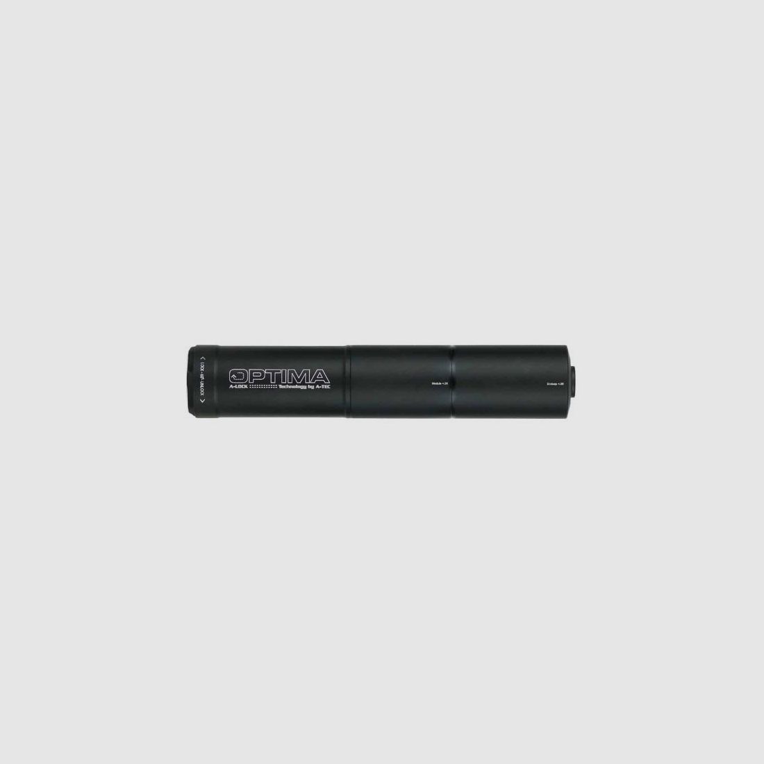 A-TEC Schalldämpfer f. EWB-Waffen Optima45 (.264/6,5mm) A-Lock Adapter  -Teleskop-SD