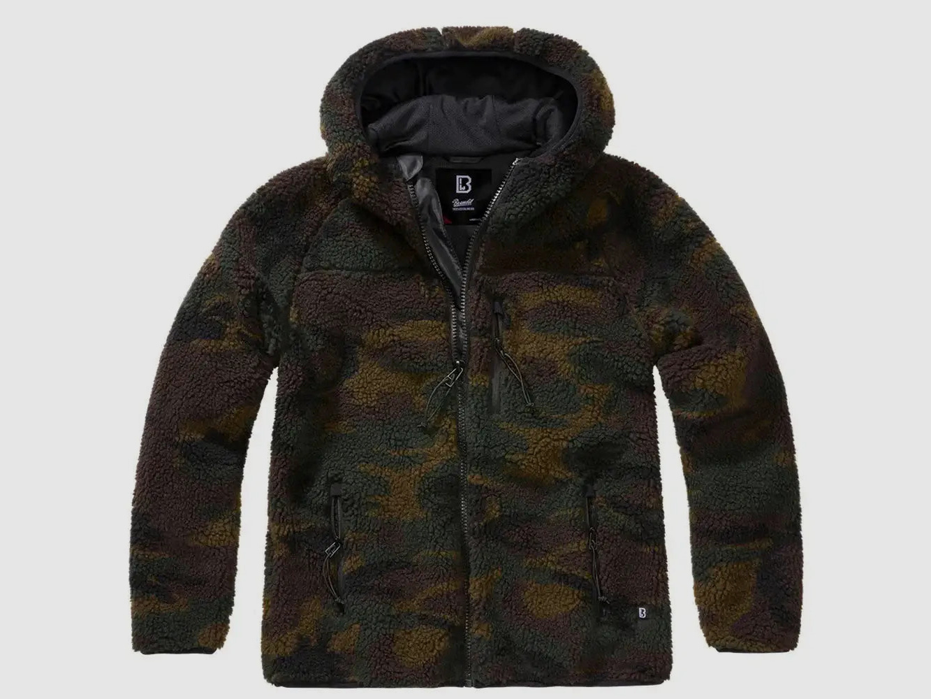 Brandit Brandit Jacke Teddyfleecejacket Hood Frauen - Woodland / XL Damen