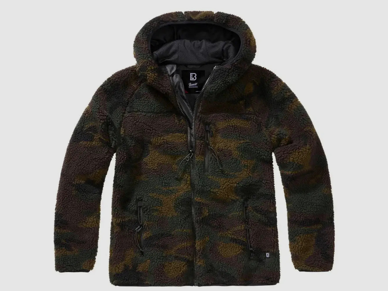 Brandit Brandit Jacke Teddyfleecejacket Hood Frauen - Woodland / XL Damen