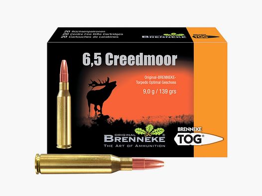 Brenneke 6.5 Creedmoor TOG 9.0g/139grs.