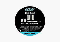 Codex Platzpatronen 8mm Schreckschuss