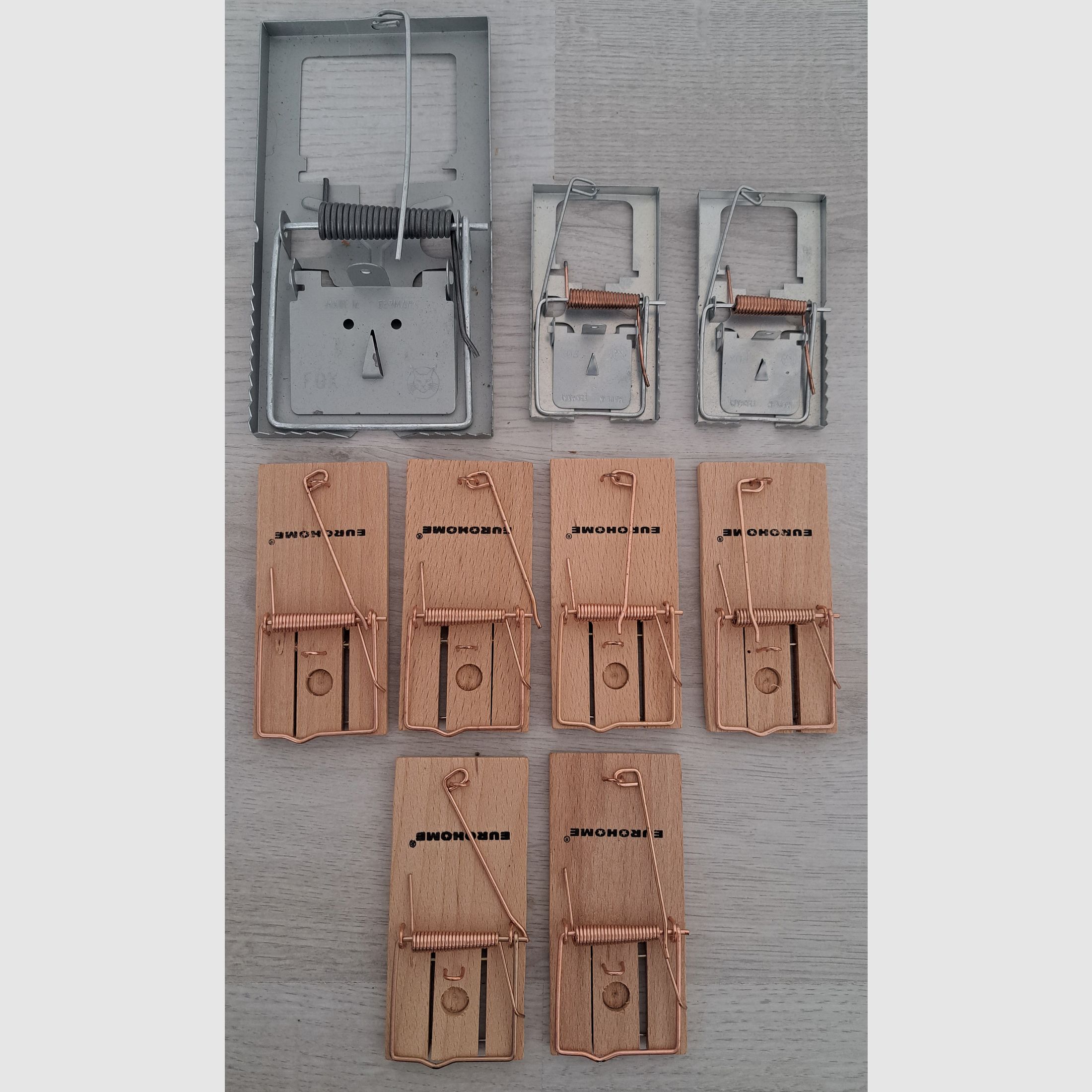 9x lot de pièges à souris