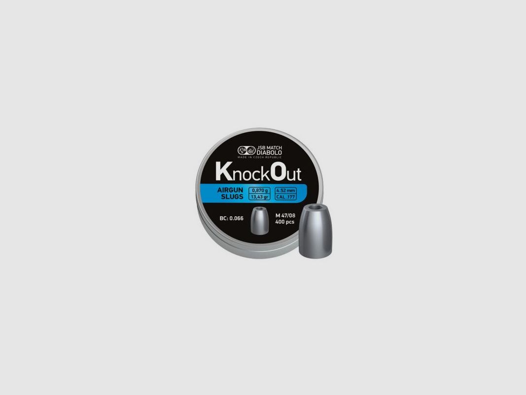 JSB KO SLUGS kal. 4,5 mm per 400