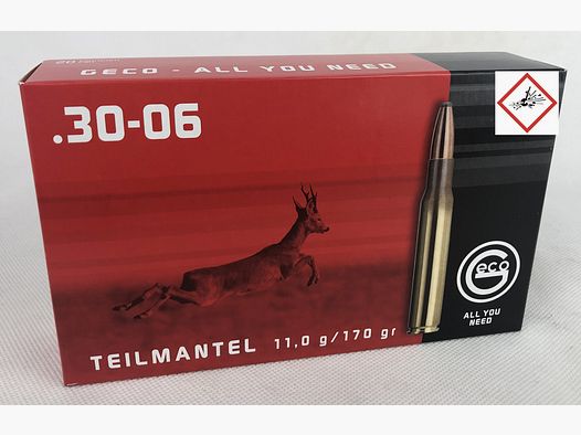 Geco Softpoint hunting cartridge cal. .30-06 TM 170gr