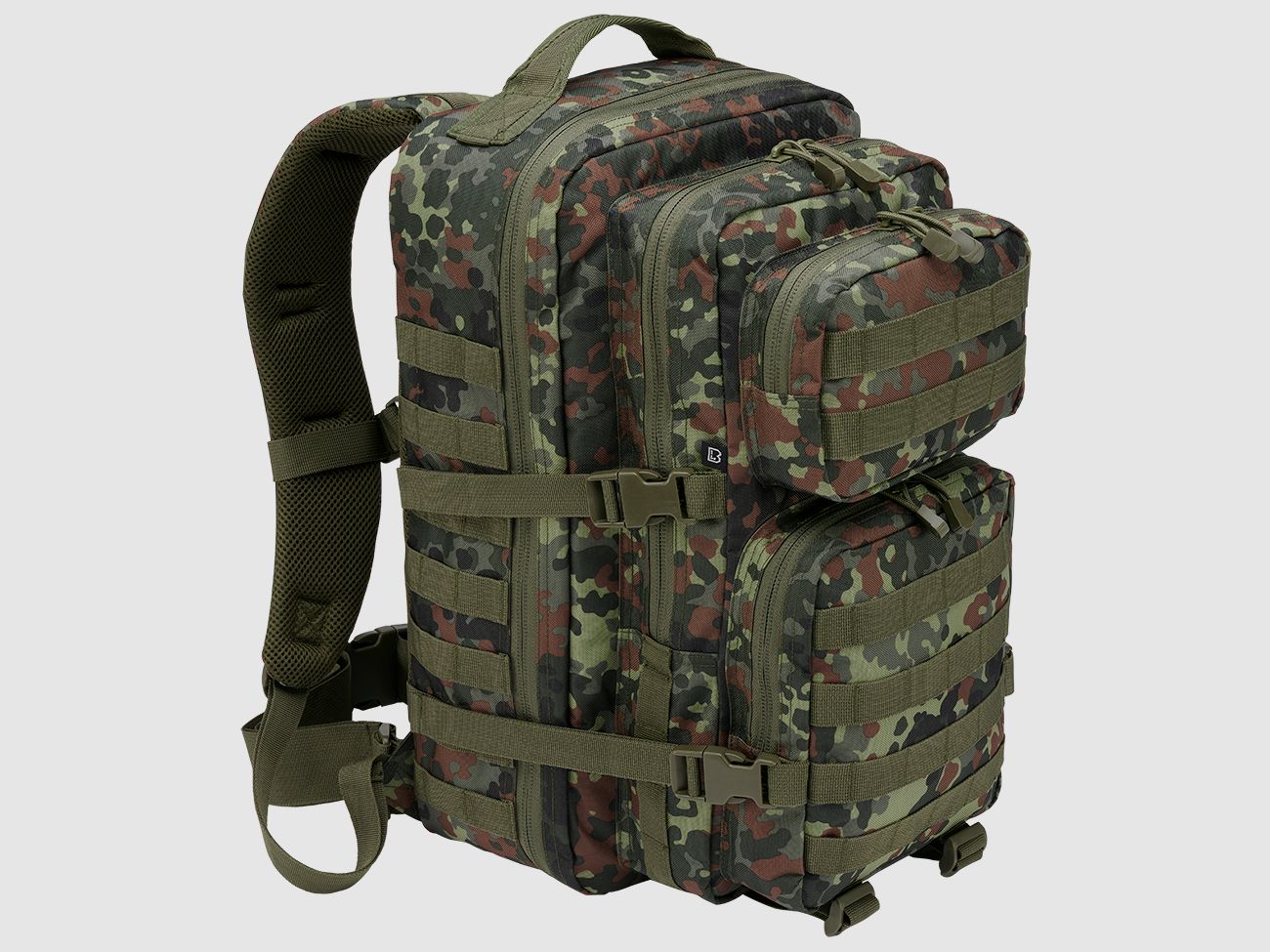Brandit US Cooper Large  Farbe: Flecktarn – Mehrzweckrucksack (40-Liter-Klasse)