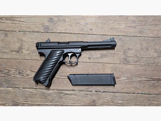 Airsoftpistole im Rugerdesign von KJ Works 