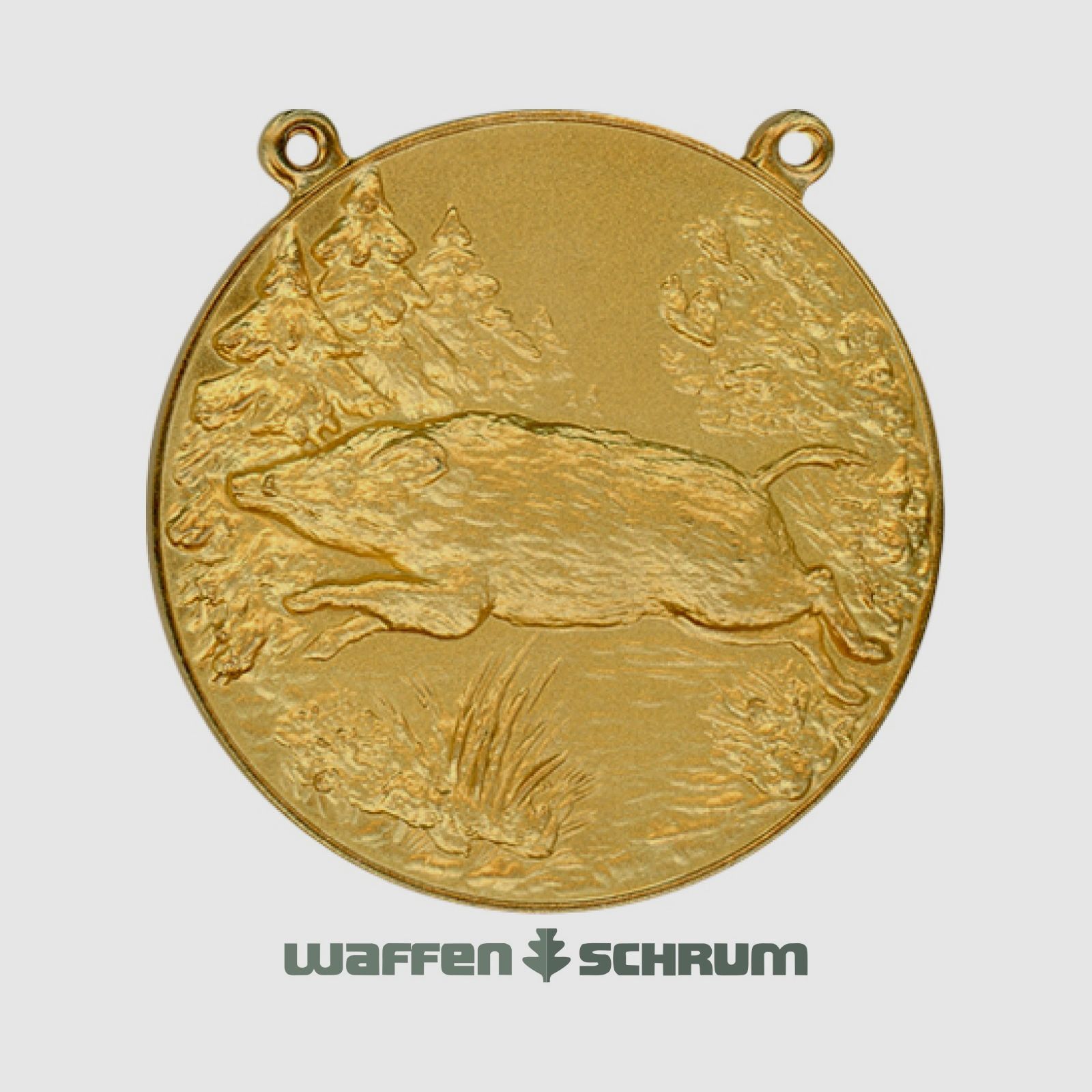 Medaglia Steinhauer&Lück Cinghiale con catena dorata