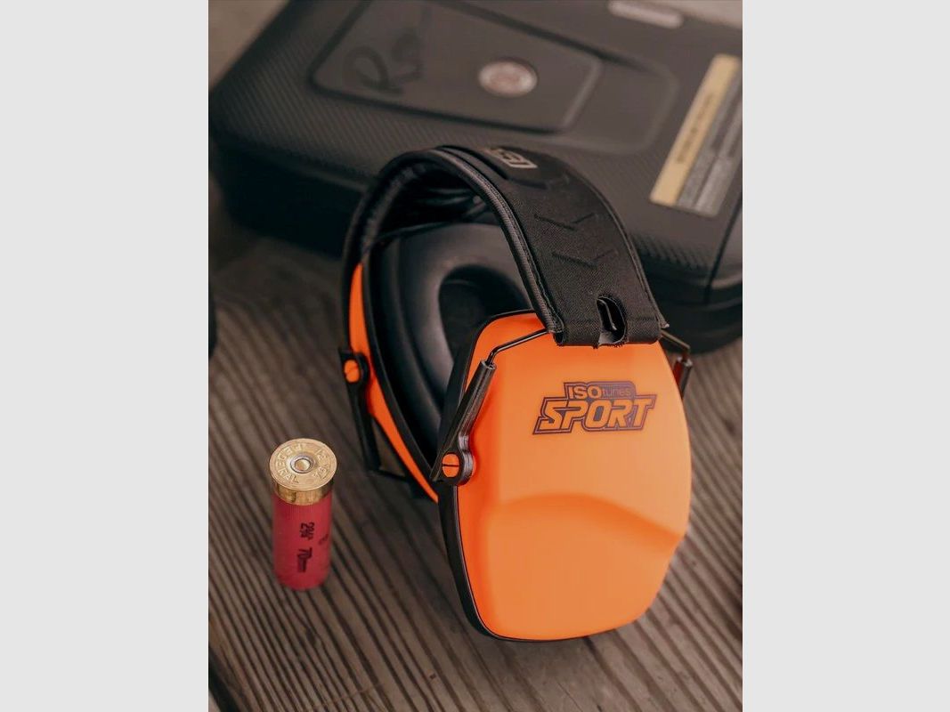 ISOtunes Defy Slim Passive Gehoorbeschermers Opvouwbaar Licht Gewicht, Oranje SNR: 28 dB, afbeelding 10 van 10