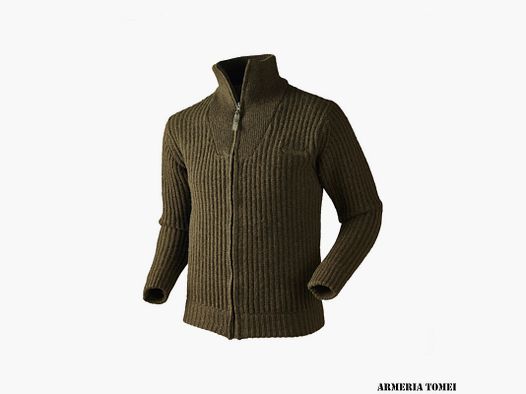 SEELAND – GLACIER FULL ZIP CARDIGAN GRÜN MELANGE