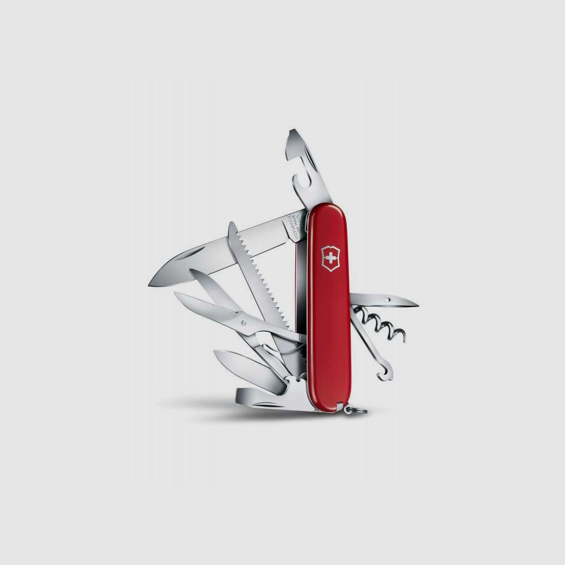 Victorinox Offiziersmesser, Huntsman, rot, 15 Funktionen