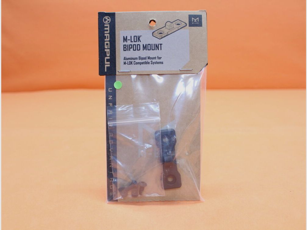 Magpul Magpul M-LOK Bipod Mount Zweibeinadapter Typ Harris (MAG609-BLK) Alu schwarz mit Riemenöse